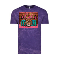 Cloud Purple Western Cat Mom Vintage Tee - LillyAllenDesigns