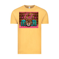 Vintage Mustard Western Cat Mom Vintage Tee - LillyAllenDesigns