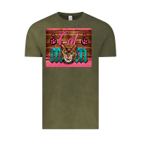 Vintage Olive Western Cat Mom Vintage Tee - LillyAllenDesigns