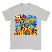 Moon Dust Knowledge is awesome Autism giraffe Classic Tee - FaDigitalArtStudio