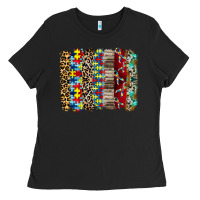 Black autism brushstore Ladies Tee - RacoonDesign
