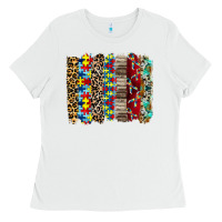 White autism brushstore Ladies Tee - RacoonDesign