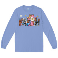 Colony Blue faith cross Long Sleeve Tee - Artiststas