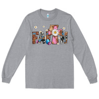 Heather Grey faith cross Long Sleeve Tee - Artiststas