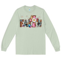 Matcha faith cross Long Sleeve Tee - Artiststas