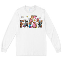 White faith cross Long Sleeve Tee - Artiststas