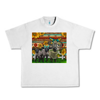 Lunar Rock Western Cute Hampshire Sheep Family Urban Heavy Tee - LillyAllenDesigns