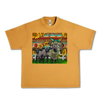 Peanut Butter Western Cute Hampshire Sheep Family Urban Heavy Tee - LillyAllenDesigns