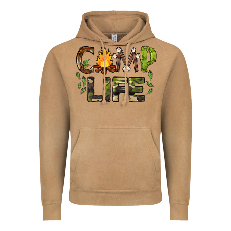 Camp Life Vintage Hoodie by BarkalooDesign | Teevron