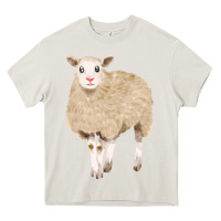 Cream sheep Heavy Core Tee - FaDigitalArtStudio