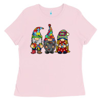 Bubblegum Pink autism gnomies Ladies Tee - RacoonDesign