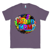 Lavender proud mom lgbt Classic Tee - FaDigitalArtStudio