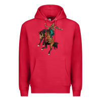 Cardinal western horse rodeo Premium Hoodie - BarkalooDesign