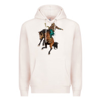 Pale Pink western horse rodeo Premium Hoodie - BarkalooDesign
