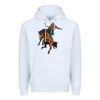 White western horse rodeo Premium Hoodie - BarkalooDesign