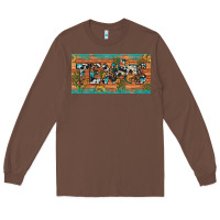 Chestnut texas sunflower cactus cowhide leopard licence plate Long Sleeve Tee - Artiststas