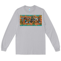 Moon Dust texas sunflower cactus cowhide leopard licence plate Long Sleeve Tee - Artiststas