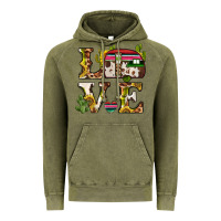 Vintage Olive love caravan Vintage Hoodie - BarkalooDesign