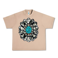 Burro cowhide aztec gemstone Urban Heavy Tee - RanaPortraitStore