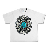 Lunar Rock cowhide aztec gemstone Urban Heavy Tee - RanaPortraitStore