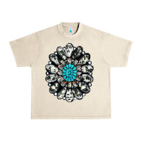 Sandshell cowhide aztec gemstone Urban Heavy Tee - RanaPortraitStore