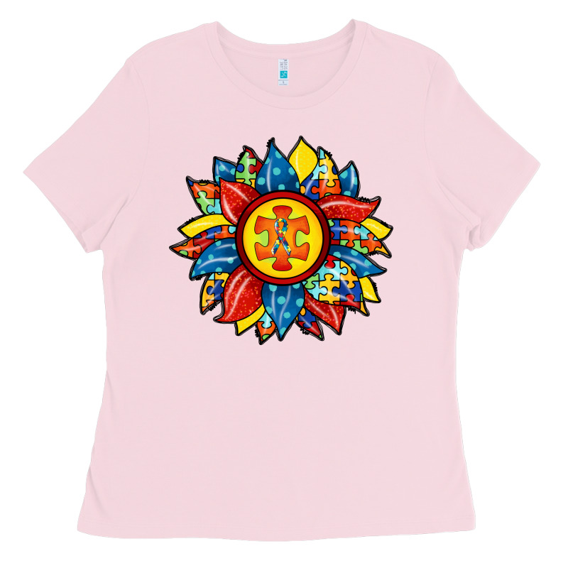 Autism Sunflower Ladies Tee by RacoonDesign | Teevron