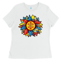 White autism sunflower Ladies Tee - RacoonDesign