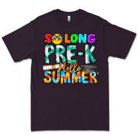 Plum So Long Pre K Hello Summer Premium Tee - CowhideDigitalArt