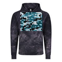 Cloud Black blue camouflage glitter Vintage Hoodie - BarkalooDesign