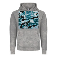 Cloud Rock blue camouflage glitter Vintage Hoodie - BarkalooDesign