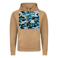 Vintage Camel blue camouflage glitter Vintage Hoodie - BarkalooDesign