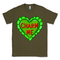 Army Green valentine's day hearts Classic Tee - FaDigitalArtStudio