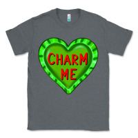 Charcoal Heather valentine's day hearts Classic Tee - FaDigitalArtStudio