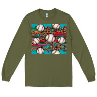 Army Green baseball Long Sleeve Tee - Artiststas