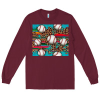 Burgundy baseball Long Sleeve Tee - Artiststas