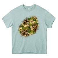 Arona camouflage and leopard patch  5 Heavy Core Tee - BundleAndBundleShop