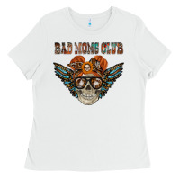 White bad moms club Ladies Tee - RacoonDesign