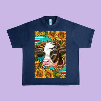 Cute Baby Calf Urban Heavy Tee Designed By Lillyallendesigns