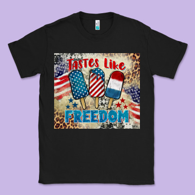 Tastes Like Freedom 4th Of July Classic Tee Designed By Barkaloodesign