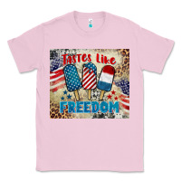 Bubblegum Pink tastes like freedom 4th of july Classic Tee - BarkalooDesign