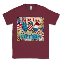 Burgundy tastes like freedom 4th of july Classic Tee - BarkalooDesign