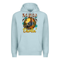 Blue Mist western rodeo darlin' sunset sunflowers weapon Premium Hoodie - BarkalooDesign
