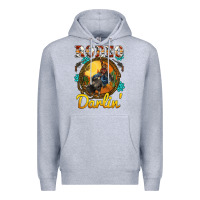 Heather Grey western rodeo darlin' sunset sunflowers weapon Premium Hoodie - BarkalooDesign