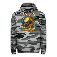 Slate Camo western rodeo darlin' sunset sunflowers weapon Premium Hoodie - BarkalooDesign