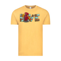 Vintage Mustard love rooster head Vintage Tee - LillyAllenDesigns