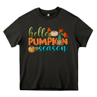 Asphalt hello pumpkin season Heavy Core Tee - BundleAndBundleShop