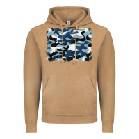 Vintage Camel blue camouflage background Vintage Hoodie - BarkalooDesign