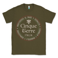 Army Green cinque terre italia gift for italian mediterranean travelers t shirt Classic Tee - baoMotion