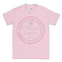Bubblegum Pink cinque terre italia gift for italian mediterranean travelers t shirt Classic Tee - baoMotion