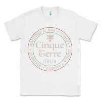 White cinque terre italia gift for italian mediterranean travelers t shirt Classic Tee - baoMotion